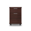i5 Industries Kai Mobile Pedestal Front - Mahogany - MBF24