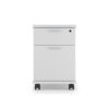 i5 Industries Kai Mobile Pedestal Front - Matte White - MBF24
