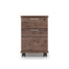 i5 Industries Kai Mobile Pedestal Front - Walnut - MBF24