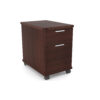 i5 Industries Kai Mobile Pedestal - Mahogany - MBF24