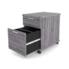 i5 Industries Kai Mobile Pedestal Open - Samoa Gray - MBF24