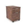 i5 Industries Kai Mobile Pedestal - Walnut - MBF24