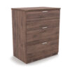 i5 Industries Kai 3 Drawer Lateral File - Walnut - L36DR3
