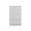 i5 Industries Kai 4 Drawer Lateral File Front - Matte White - L36DR4