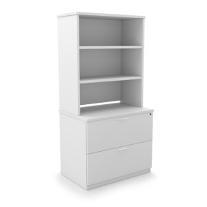 i5 Industries Kai Open Hutch Lateral File, 36" W x 69" H