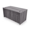 i5 Industries Kai Rectangular Desk Shell Front - Samoa Gray - D3048, D3060, D3066, D3071, D3671