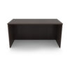 i5 Industries Kai Rectangular Desk Shell Front View - Espresso - D3048, D3060, D3066, D3071, D3671