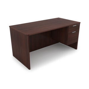 i5 Industries Kai Desk with Suspended Pedestal, 36" D x 71" W