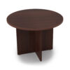 i5 Industries Kai Round Conference Table - Mahogany - RT42