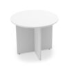 i5 Industries Kai Round Conference Table - Matte White - RT36