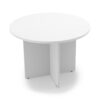 i5 Industries Kai Round Conference Table - Matte White - RT42