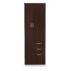 i5 Industries Kai Wardrobe Storage Cabinet Front - Mahogany - WDC69