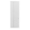 i5 Industries Kai Wardrobe Storage Cabinet Front - Matte White - WDC69