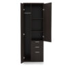i5 Industries Kai Wardrobe Storage Cabinet Open - Espresso - WDC69