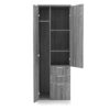 i5 Industries Kai Wardrobe Storage Cabinet Open - Samoa Gray - WDC69