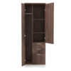 i5 Industries Kai Wardrobe Storage Cabinet Open - Walnut - WDC69