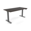 i5 Industries iRize Standing Desk - Espresso Silver Base