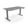 i5 Industries iRize Standing Desk - Samoa Gray Silver Base