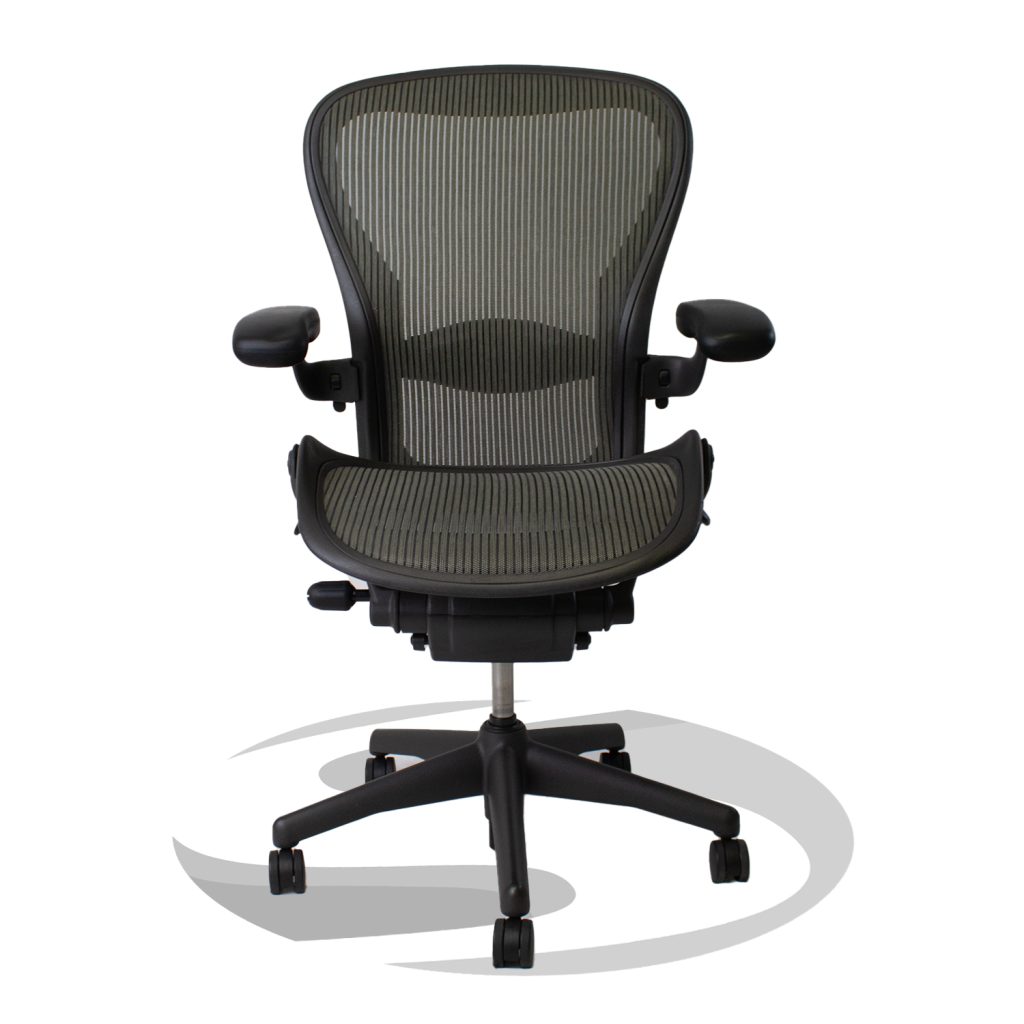Herman Miller Aeron Chair Size C Lumbar Fully Loaded Green Systems