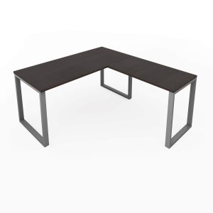 i5 Industries Fusion Metal Leg L-Desk, 66″ D x 72″ W