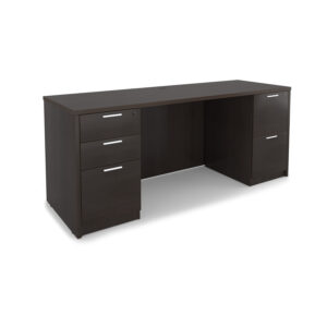 i5 Industries Kai Credenza with Double Full Pedestals, 24" D x 66" W