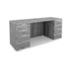 i5 Industries Kai Credenza Double Full Pedestals - Samoa Gray - C2471P-6, C2466P-9