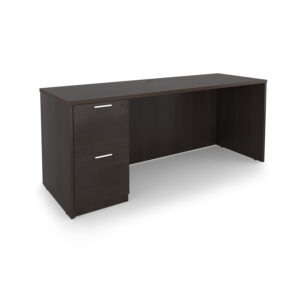 i5 Industries Kai Credenza with File File Pedestal, 24" D x 71" W