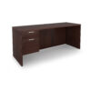 i5 Industries Kai Credenza Single Suspended Pedestal - Mahogany - C2471P-1, C2466P-1