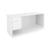 i5 Industries Kai Credenza Single Suspended Pedestal - Matte White - C2471P-1, C2466P-1