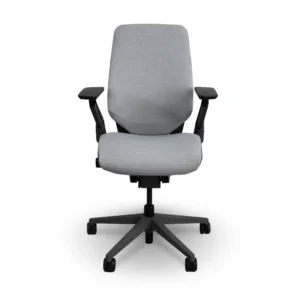 Steelcase Gesture Chair Highly Adjustable Light Gray Fabric