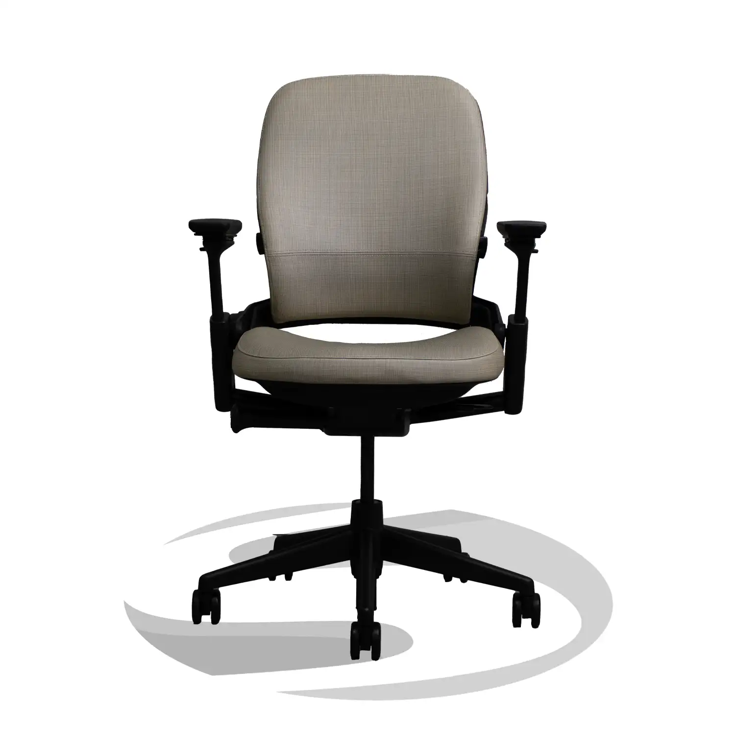 Steelcase V2 Leap with Vinyl Back and Seat in Tan