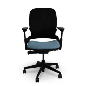 Steelcase Leap V2 3D Mesh and Sky Blue Fully Adjustable