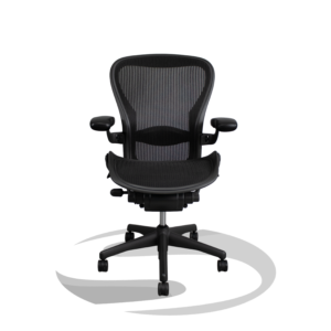 Herman Miller Aeron Size B Graphite Partial Function Lumbar (SPIN)