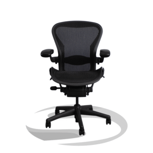 Herman Miller Aeron Size B Graphite Partial Function Lumbar (TAB)