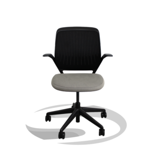 Steelcase Cobi Task Chair Black and Tan Highly Adjustable