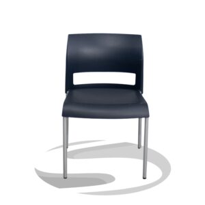 Steelcase Move Stack Chair (Armless) - Navy Blue (Lot of 2)