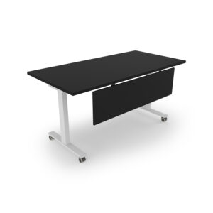 i5 Industries Connect Fluted Training Table with Modesty, 24" D x 48" W