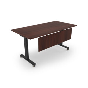 i5 Industries Connect Fluted Training Table with Modesty, 24" D x 72" W