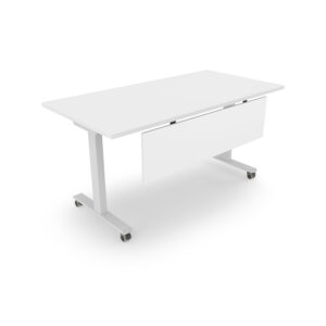 i5 Industries Connect Fluted Training Table with Modesty, 30" D x 60" W