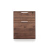 i5 Industries Kai Box File Pedestal Front - Walnut - BF20, BF24