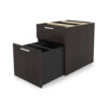 i5 Industries Kai Box File Pedestal Open - Espresso - BF20, BF24