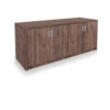 i5 Industries Kai Credenza Double Storage Cabinets - Walnut - C2471P-6