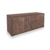 i5 Industries Kai Credenza Lateral File Storage Cabinet - Walnut - C2471P-5