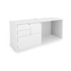 i5 Industries Kai Credenza Single Multi-File Lateral File - Matte White - C2471P-11, C2466P-8