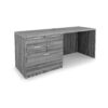 i5 Industries Kai Credenza Single Multi-File Lateral File - Samoa Gray - C2471P-11, C2466P-8
