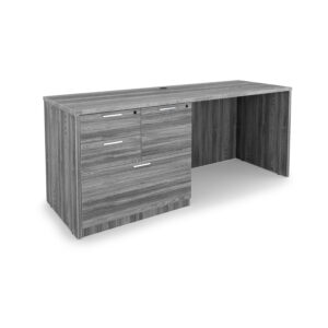 i5 Industries Kai Credenza with Multi File Lateral File, 24" D x 66" W