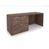 i5 Industries Kai Credenza Single Multi-File Lateral File - Walnut - C2471P-11, C2466P-8