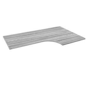 i5 Industries Kai Non-Handed Fluted Extended Corner Worksurface Top, 24" x 60"