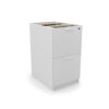 i5 Industries Kai File File Pedestal - Matte White - FF24