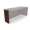 i5 Industries Kai Gable Leg Transparent Credenza - Mahogany - GL2814
